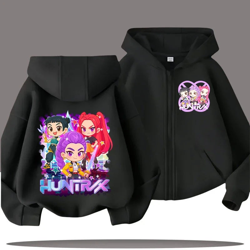 Zip Up K Pop Demon Hunters Hoodie