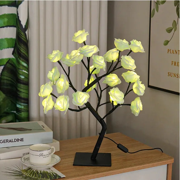 LED Rose Flower Table Lamp