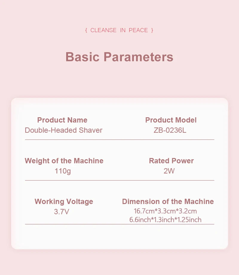 Womans Electric Shaver