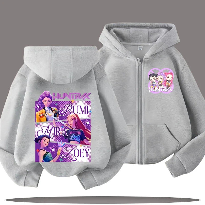 Zip Up K Pop Demon Hunters Hoodie