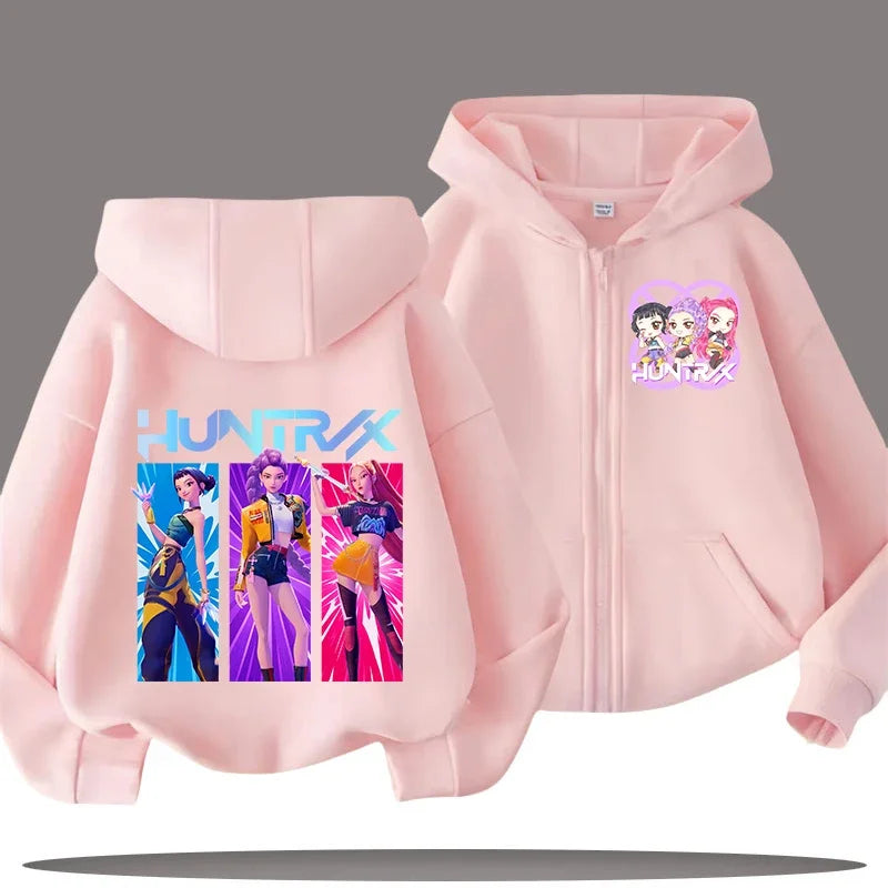 Zip Up K Pop Demon Hunters Hoodie