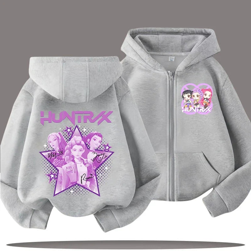Zip Up K Pop Demon Hunters Hoodie
