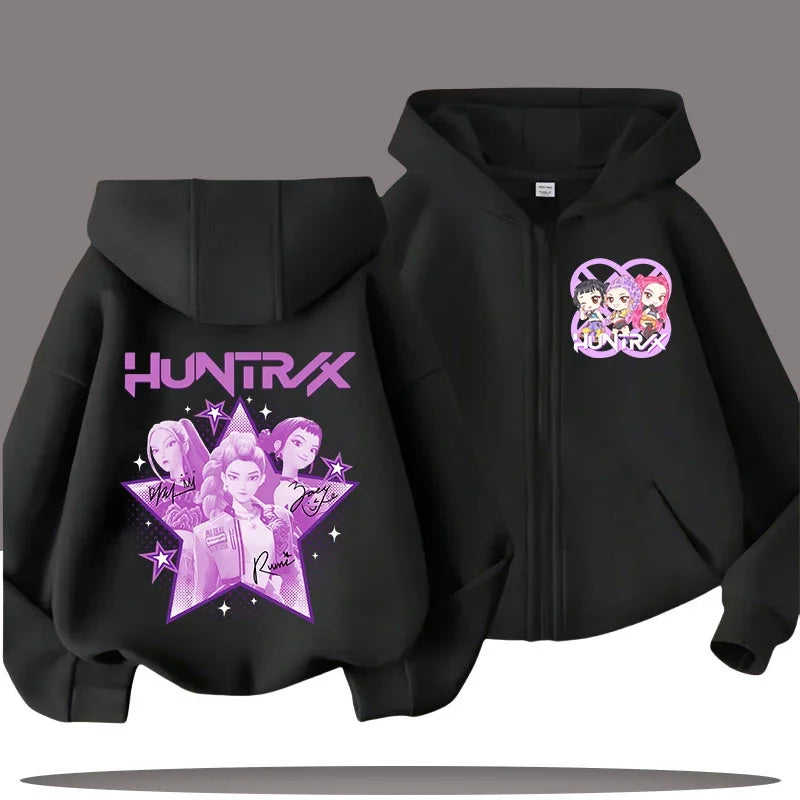 Zip Up K Pop Demon Hunters Hoodie
