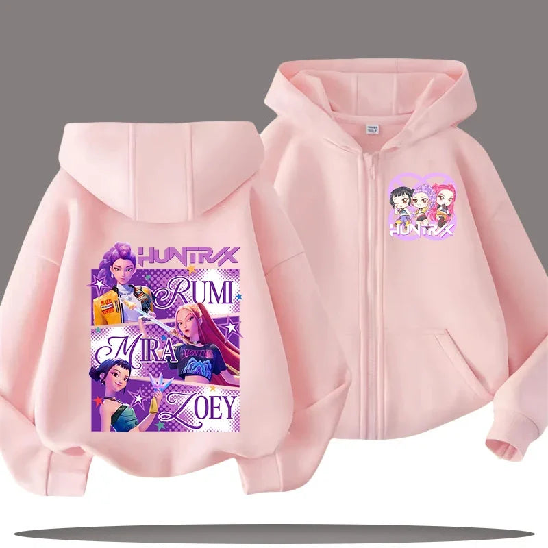 Zip Up K Pop Demon Hunters Hoodie