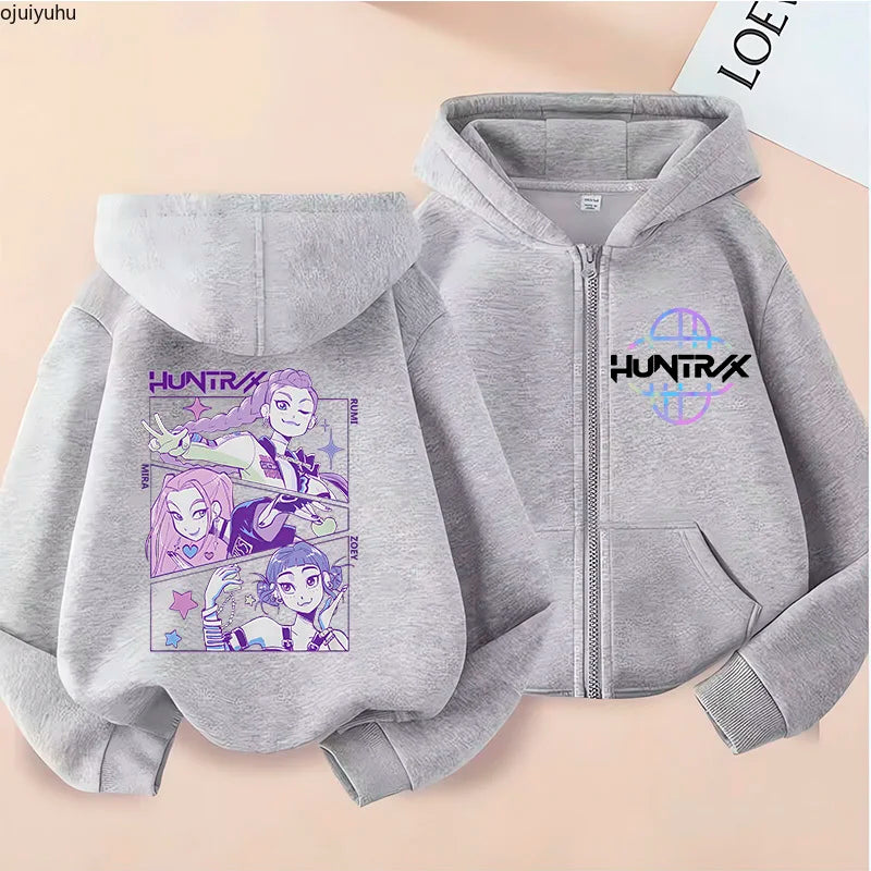 Zip Up K Pop Demon Hunters Hoodie