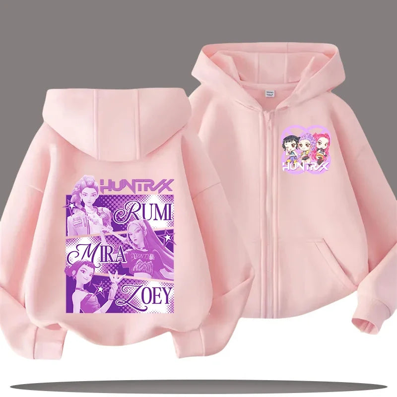 Zip Up K Pop Demon Hunters Hoodie