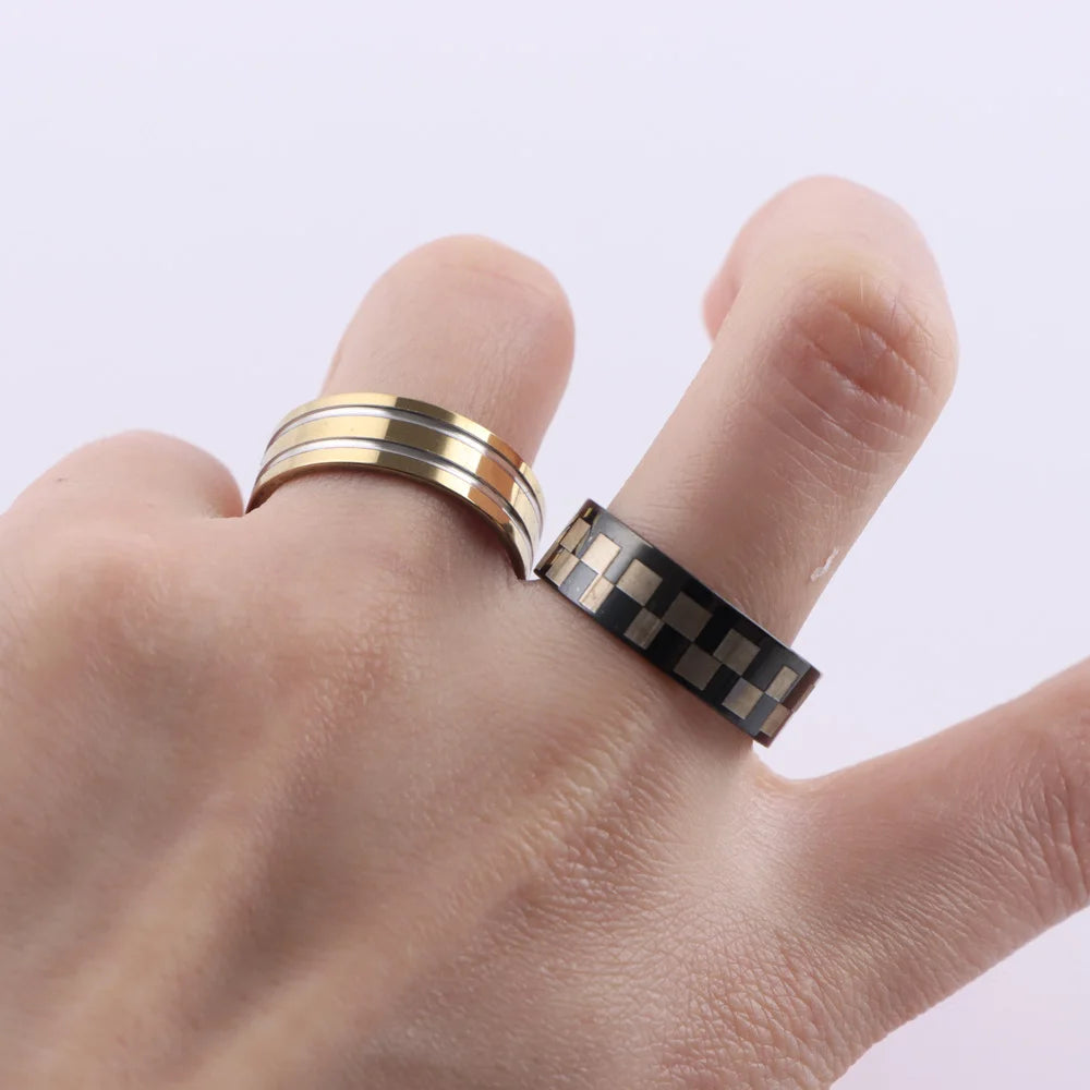 20pc Fashion Stainless Steel Rings