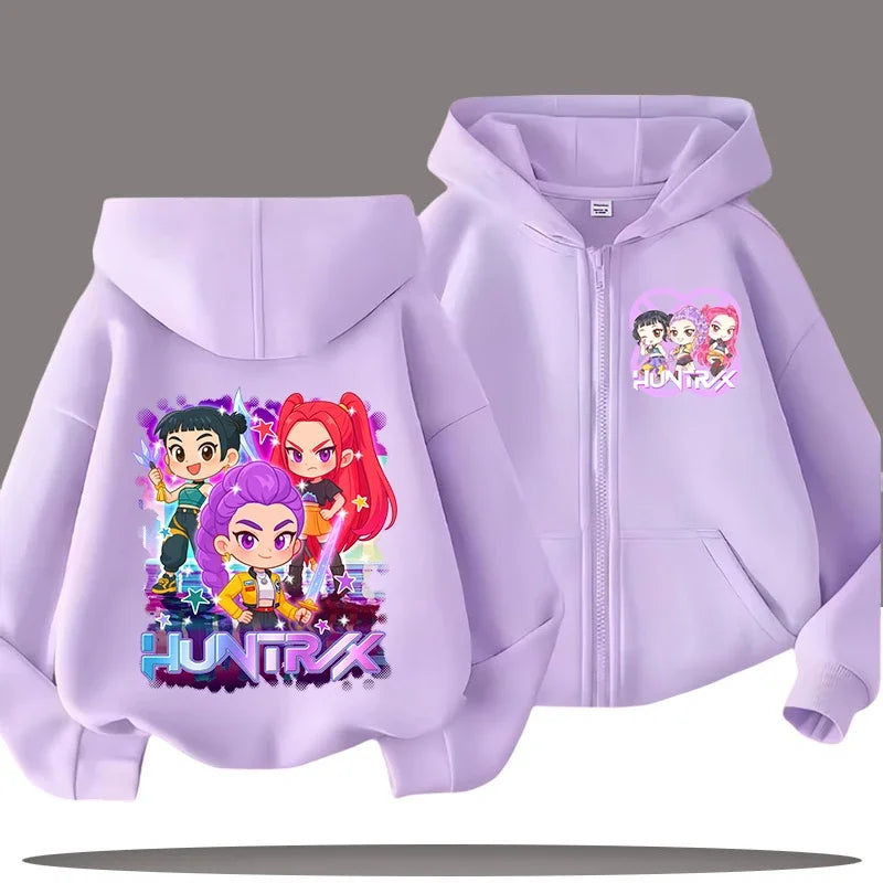 Zip Up K Pop Demon Hunters Hoodie