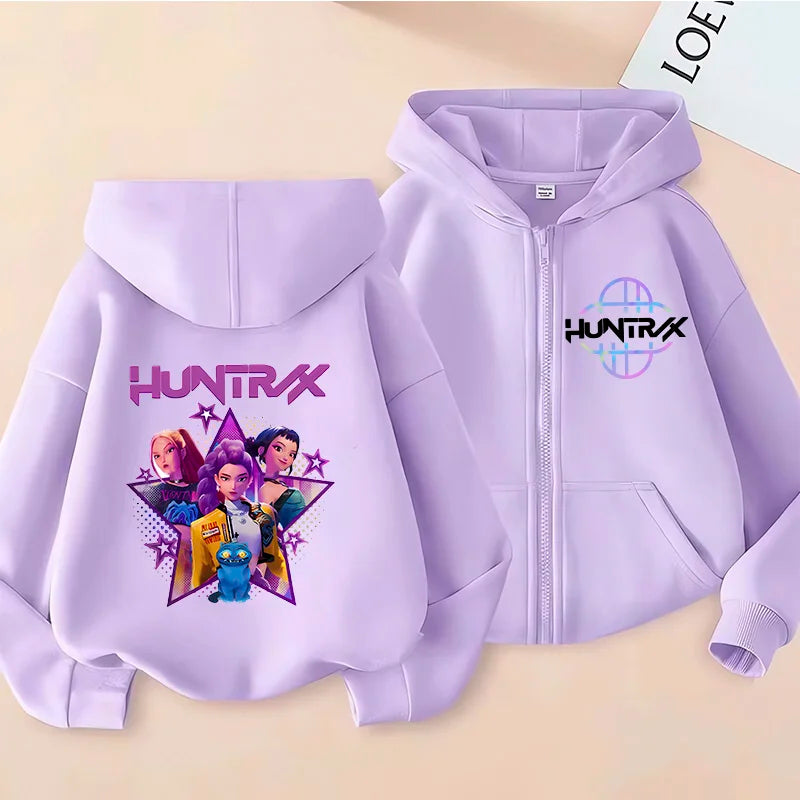 Zip Up K Pop Demon Hunters Hoodie