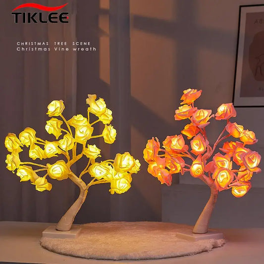 LED Rose Flower Table Lamp