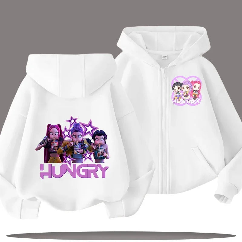 Zip Up K Pop Demon Hunters Hoodie