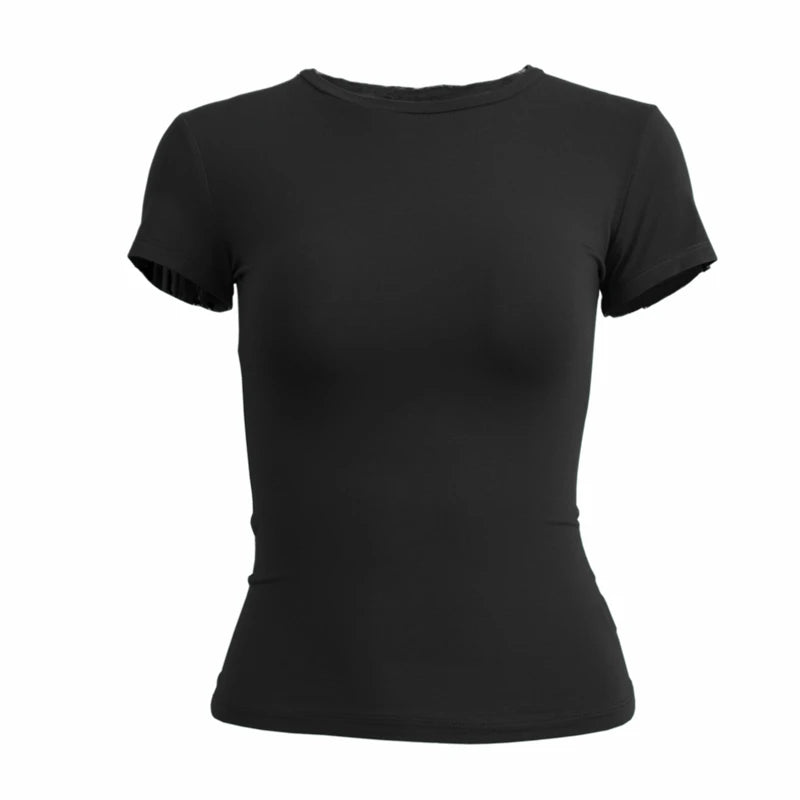 Woman Short Sleeve T-shirt Slim Fit