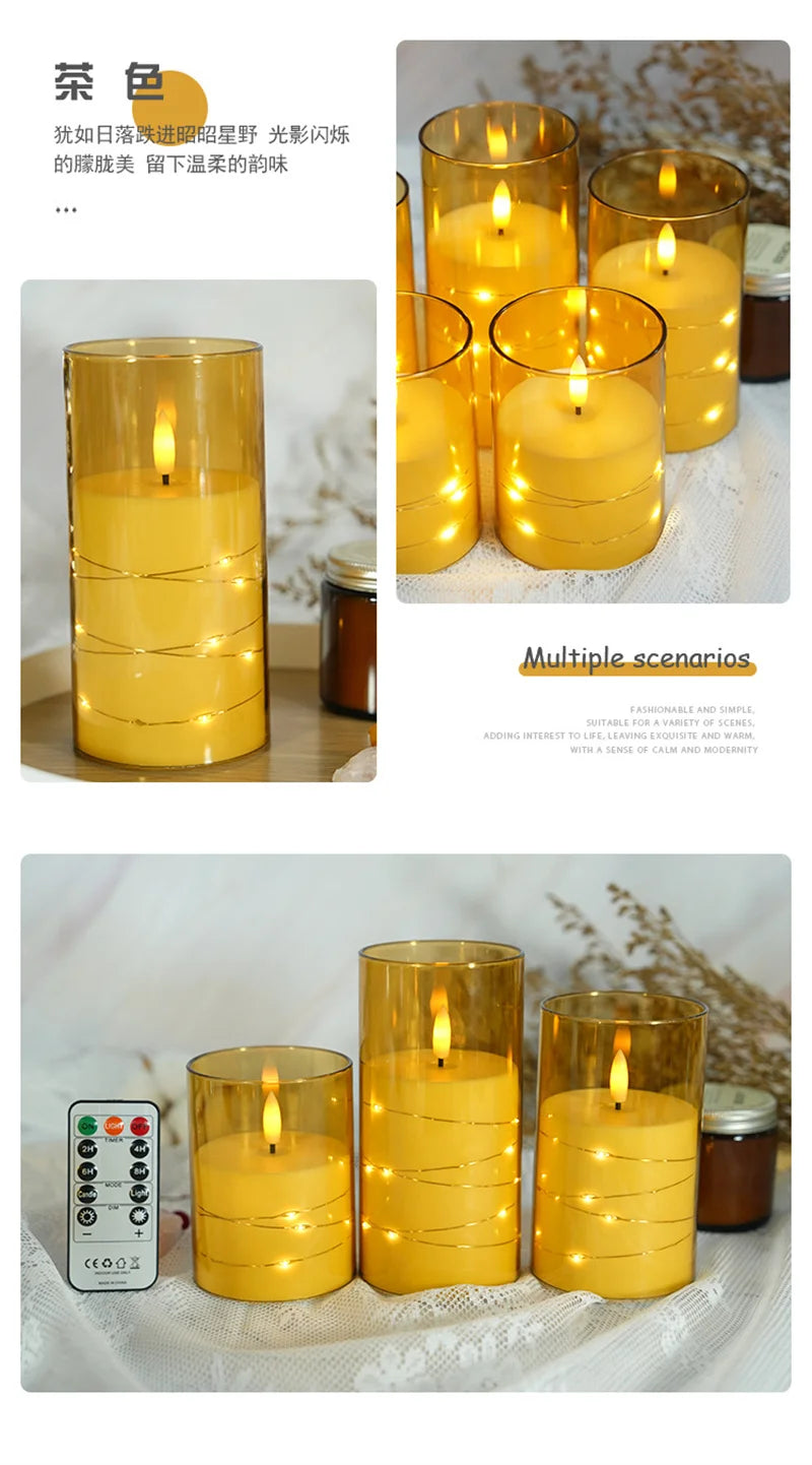 3-Pack Flameless LED Candle