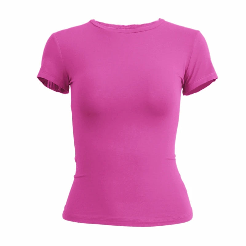Woman Short Sleeve T-shirt Slim Fit