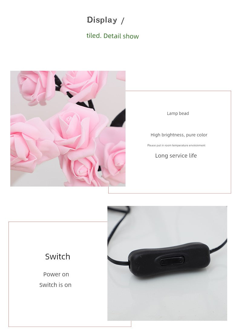 LED Lamp Rose Lights