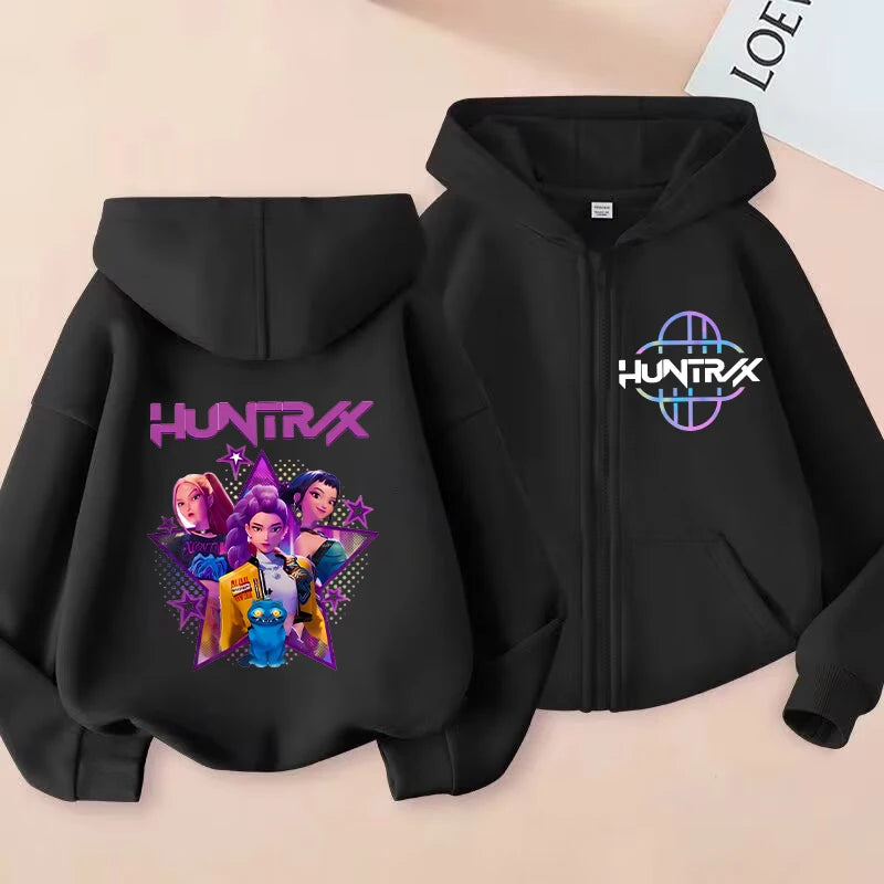Zip Up K Pop Demon Hunters Hoodie