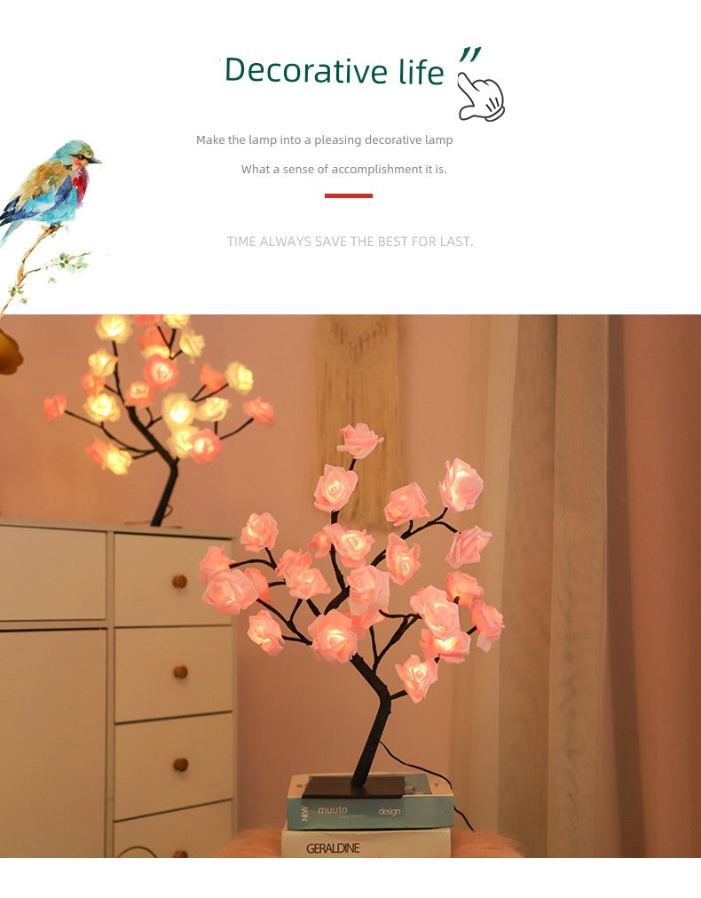 LED Lamp Rose Lights