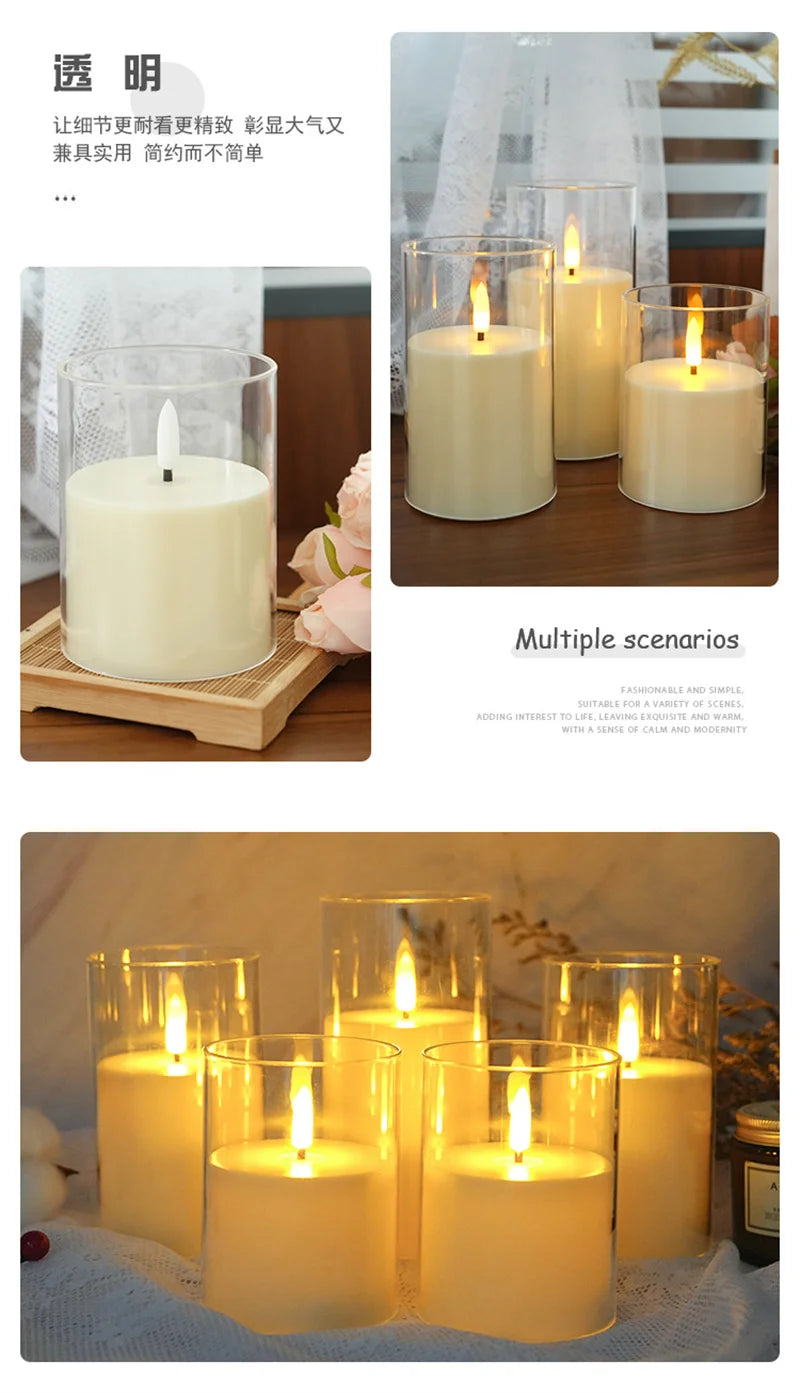 3-Pack Flameless LED Candle