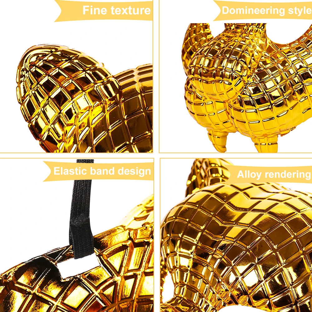 Golden Leopard Mask