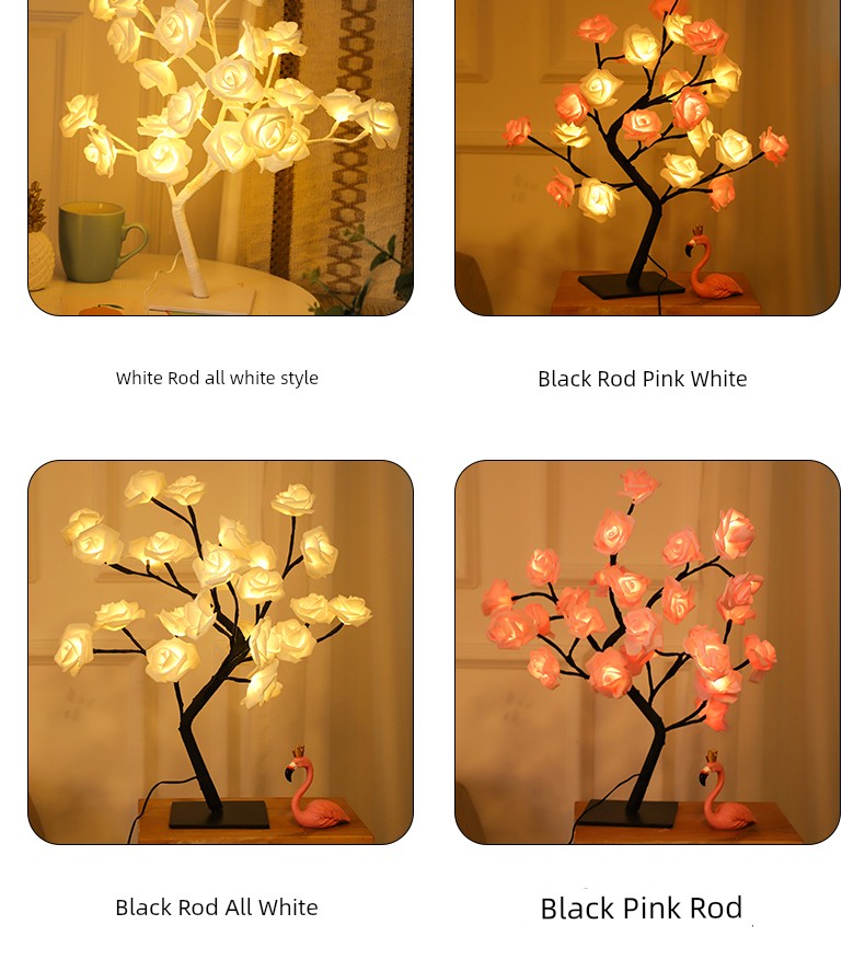 LED Lamp Rose Lights