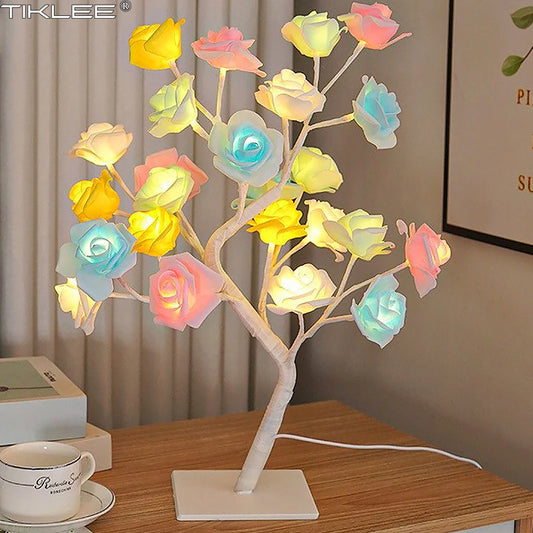 Flower Tree LED Lamp-24 Roses