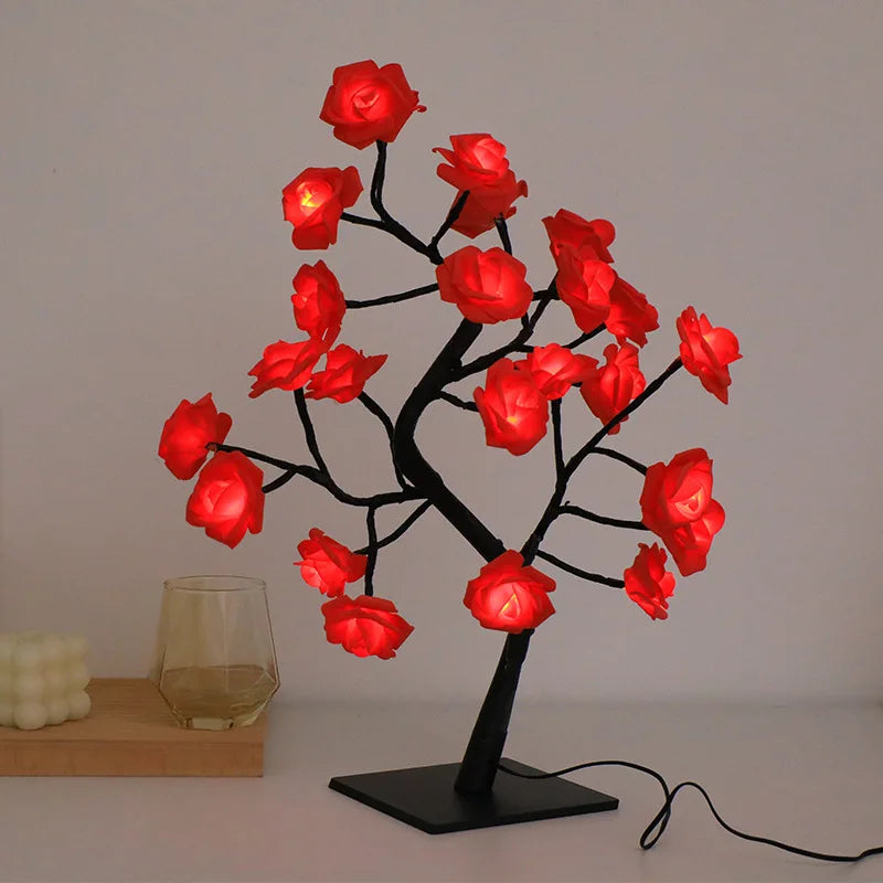 24 LED Rose Tree Lights