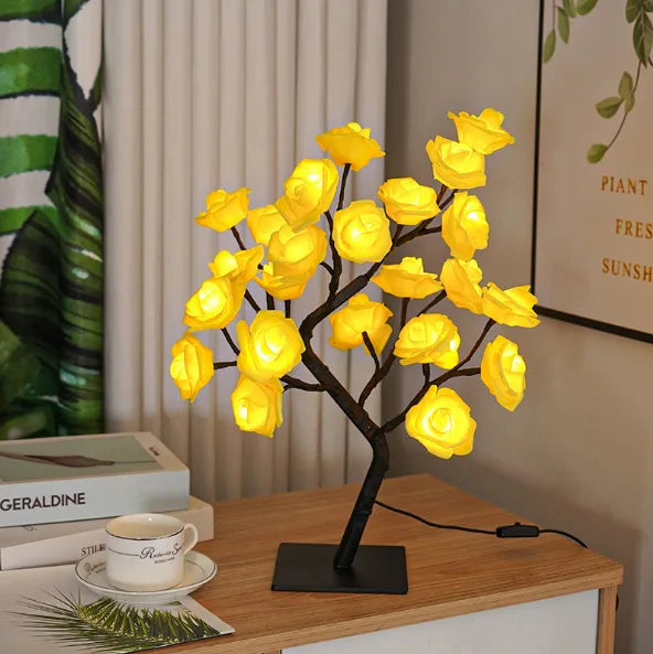 LED Rose Flower Table Lamp
